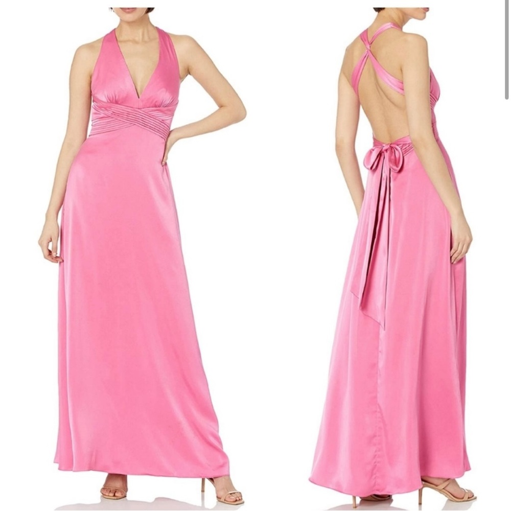 BCBGMaxAzria Gown in Barbie pink